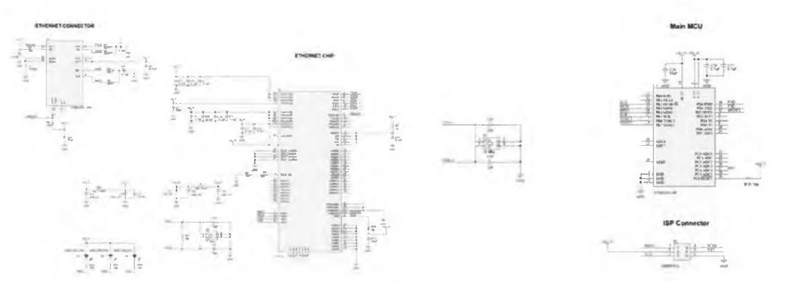 Ethernet & MCU 회로설계도