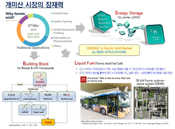 개미산 시장의 잠재력