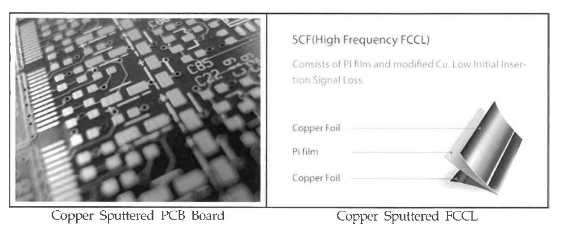 Copper Sputtering 적용분야