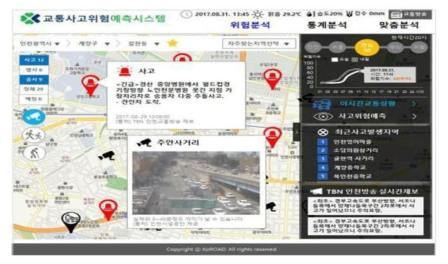 TBN한국교통방송의 교통사고 예측 시스템