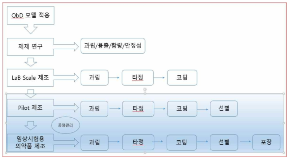 당뇨병 복합제 개발 및 생산 프로세스