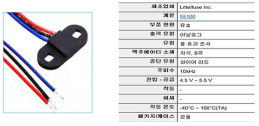 Expansion Joint 적용센서 사양