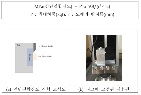 전단결합강도 시험