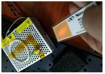 IR Sensor 카드를 사용한 Swept-Source의 광원실험