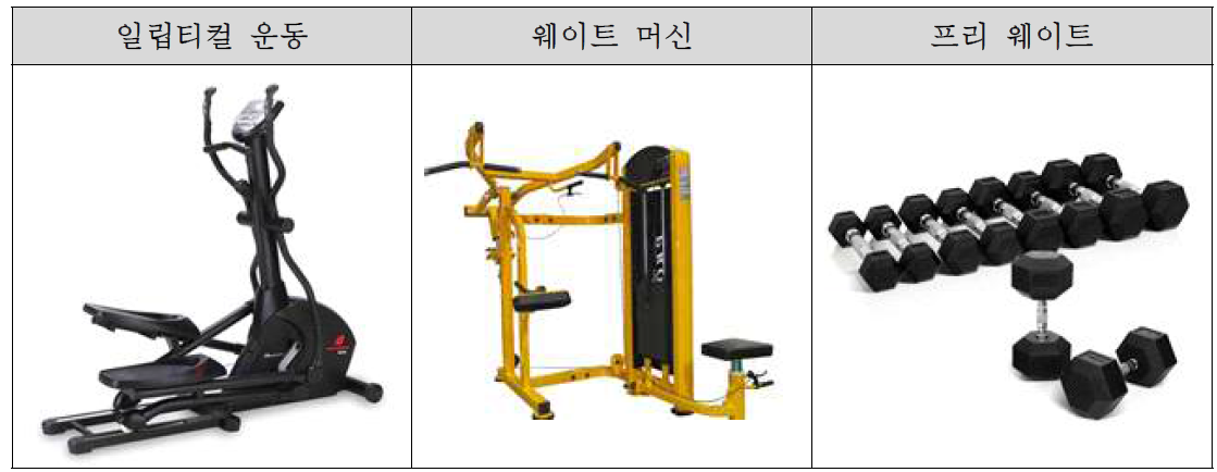 경도, 중증도 다발성 경화증 운동기기의 일반적 예