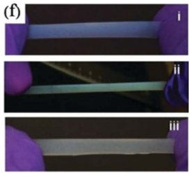실리카/PDMS 혼합구조의 인장 조건 하에서의 투명도 변화 (Adv. Mater. 27, 2489, 2015)