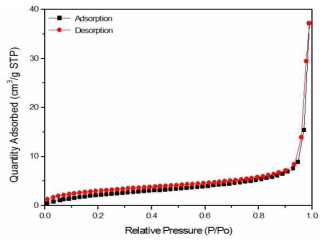 BET Analysis of Deacidifying Chemical B