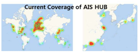 AIS stations registered in AIS Hub
