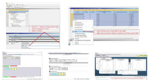 ANSYS-RAMDO 결합 신뢰성기반 최적설계 해석 결과 과정 (예)