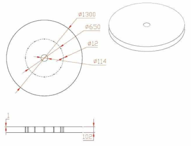 Radial 디퓨저 도면