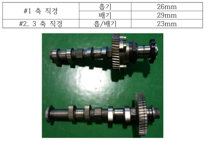 경쟁엔진 캠샤프트