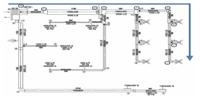 HVAC SYSTEMS DUCT DESIGN의 예시 도면