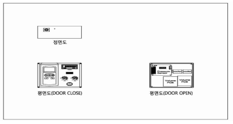 공기정화장치 컨트롤판넬 설계도