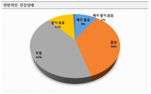 전반적인 건강상태