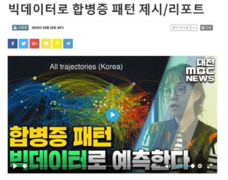 Complication pattern presented with big data (Daejeon MBC, etc.)