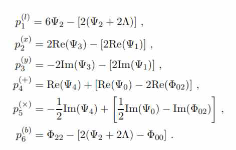 The formalism of the exact six polarization modes of gravitational waves is constructed in terms of both the small metric perturbations and the Newman-Penrose scalars. The obtained formulae are applicable to any metric-compatible gravity theories whose gravitational waves propagate along either the null or non-null geodesics