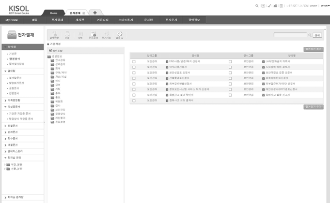 보안결재 프로세스 효율화를 위한 인트라넷 통합