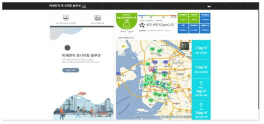 미세먼지 모니터링 솔루션