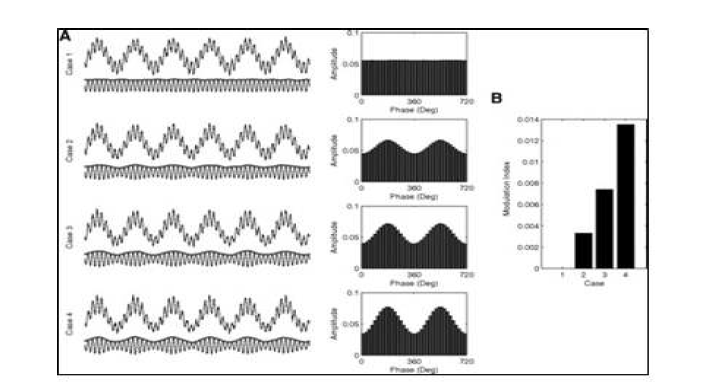 Phase-amplitude coupling metric (J.Neurophysiol. 2010)