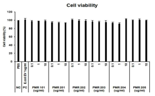 P. mirabilis EV 세포독성 평가 결과