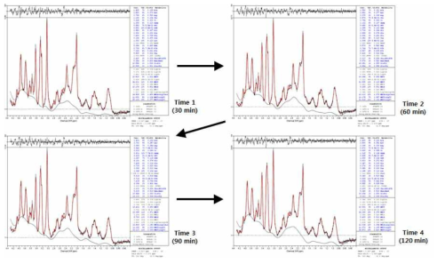 일정한 시간 간격으로 획득한 MRS 데이터에서 대사물질 정량화