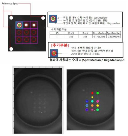 광학신호 센싱에 관한 데이터 Sourcing 방법 및 저농도 센싱결과 이미지