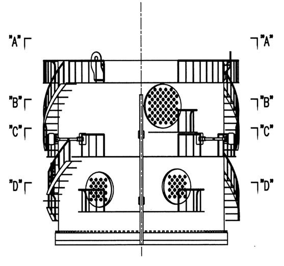 Ladder, Platform, Handrail