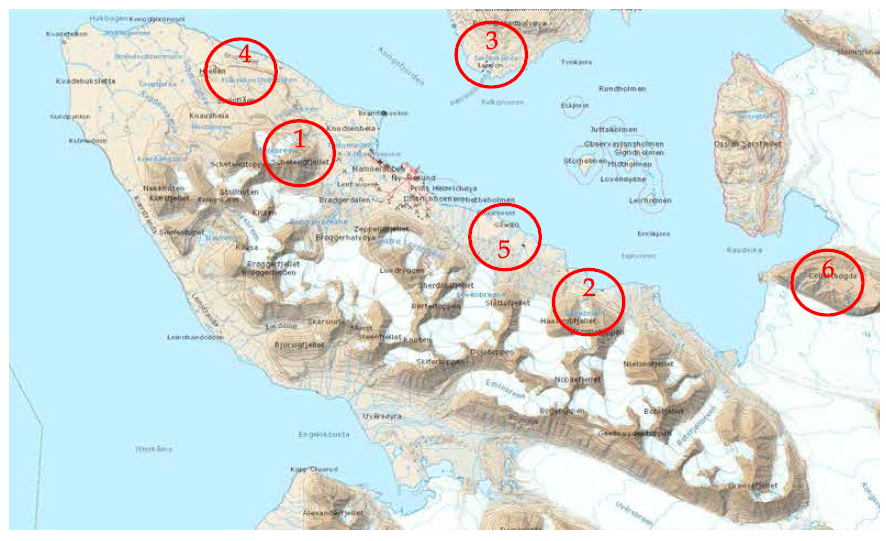 Sampling area in 2016