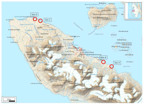 Sampling area in 2017