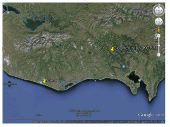 Location of the Council site, Alaska