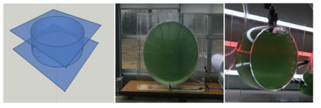 신규 광생물반응기(Photobioreactor, PBR) 디자인 및 제작