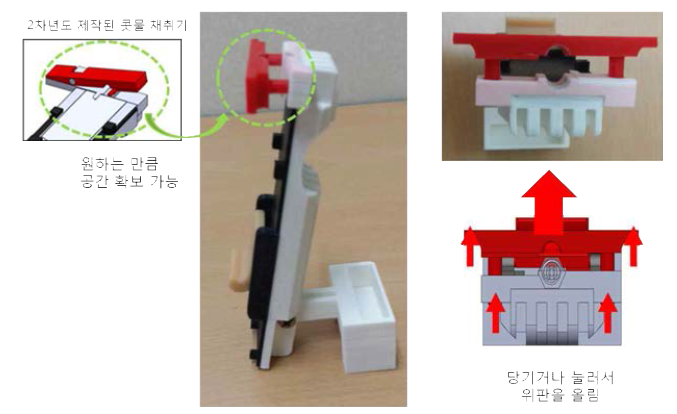 콧물 수집봉 삽입 시 편이성이 향상된 solution bag 벌림판 개선