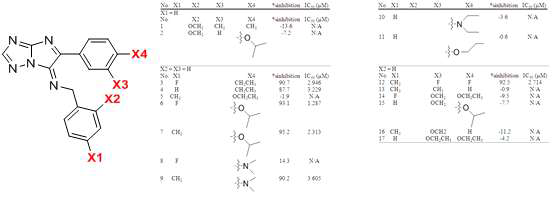 화합물 구조 기반 기능 연구(structure-activity relationships)