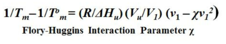 Flory-Huggins equation