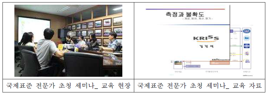 국제표준 전문가 초청 세미나