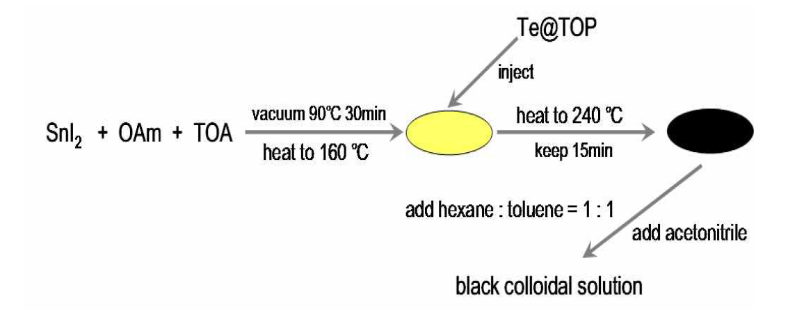 SnTe 나노입자 합성방법