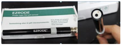 EZRODE probe, type flat pH sensor