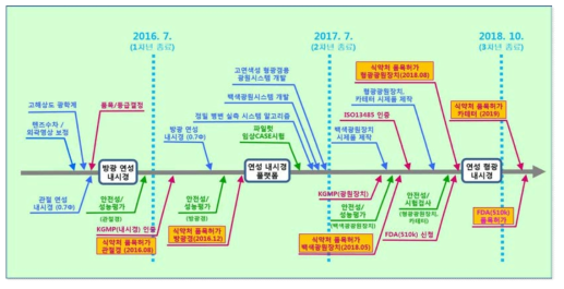 연성 형광내시경 시스템의 인허가 로드맵 (최종)