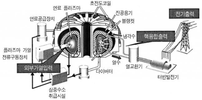 토카막형 핵융합발전 플랜트의 구조