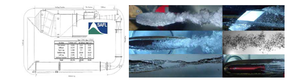 모형시험 시설 및 초공동 모형실험(SAFL, 미국 미네소타대학교)