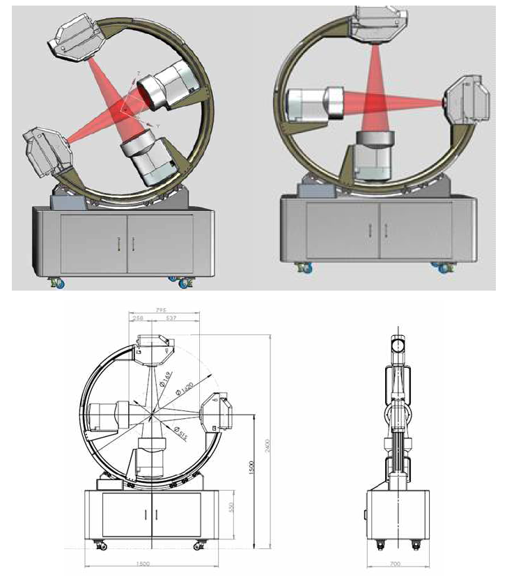 Biplane G-Arm 설계도