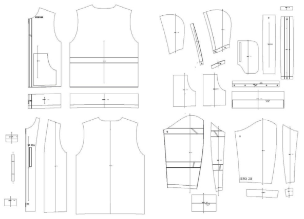 Winter uniform: prototype 2 - jacket pattern