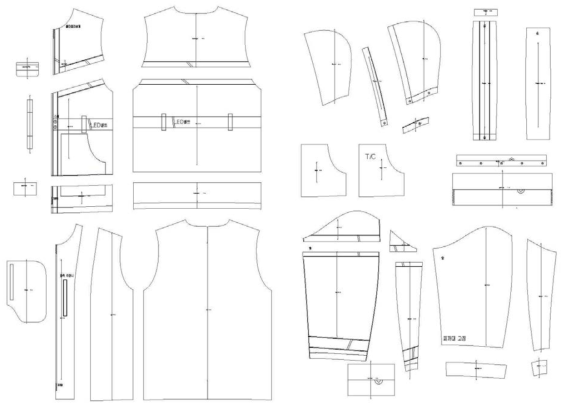 Winter uniform: prototype 3 - jacket pattern