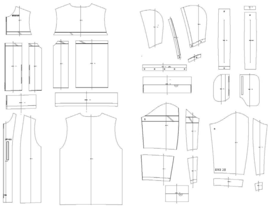 Winter uniform: prototype 5 - jacket pattern