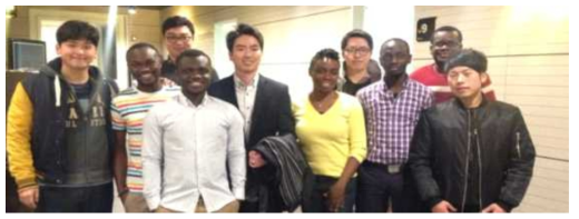 한밭대학교 한-아프리카 국제공동연구팀 (2015년 3월)