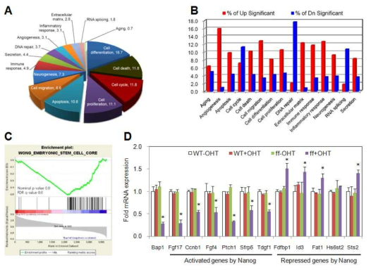 Microarray analysis of Bap1f/f ES cells