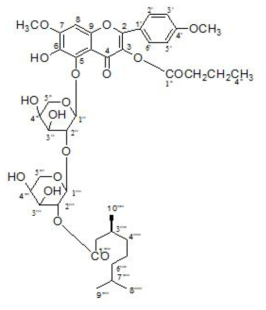 Structure of compound 3