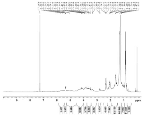 1H NMR spectrum of compound 5