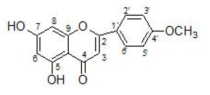 Structure of compound 1