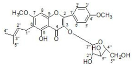 Structure of compound 2